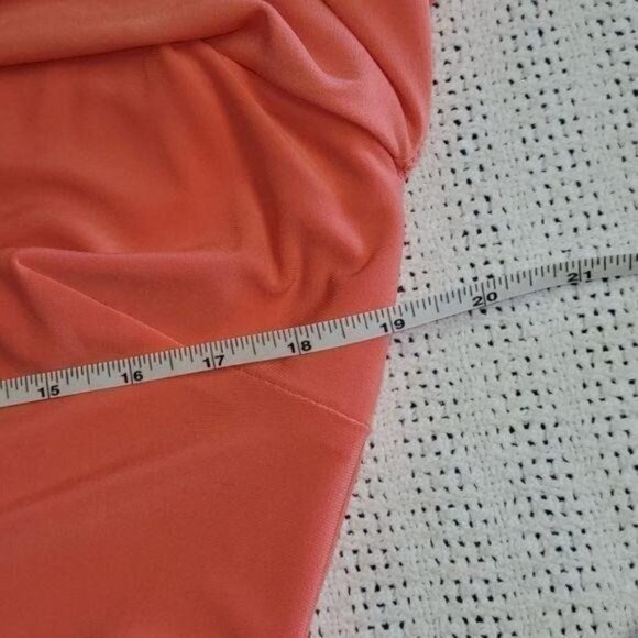 Lauren Ralph Lauren Peachy‎ Orange Sleeveless Sheath Sz. 14 Dress - Picture 7 of 10